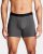Under Armour Men's UA Performance Cotton 6inch 3-Pack Boxerjock - Castlerock Full Heather / Red / Steel