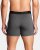 Under Armour Men's UA Performance Cotton 6inch 3-Pack Boxerjock - Castlerock Full Heather / Red / Steel