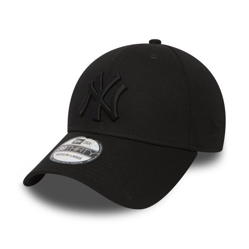 New Era 39Thirty League Basic New York Yankees Cap - Black