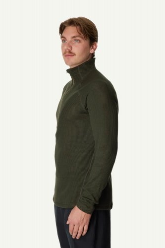 Houdini Ms Pace Flow Half Zip - Green Illusion