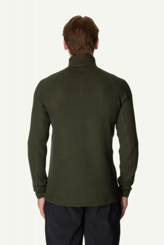 Houdini Ms Pace Flow Half Zip - Green Illusion