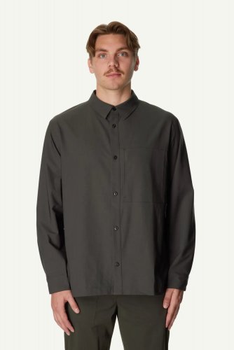 Houdini Ms Symbio Field Shirt - Green Illusion