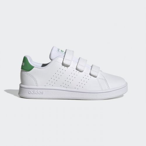 Adidas Advantage Court Lifestyle Kids - White/Green