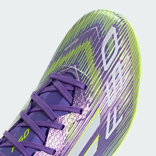 Adidas F50 League Firm/Multi-Ground Fotbollsskor Senior - Purple Rush / Cloud White / Lucid Lemon
