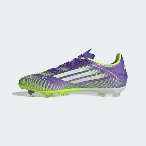 Adidas F50 League Firm/Multi-Ground Fotbollsskor Senior - Purple Rush / Cloud White / Lucid Lemon