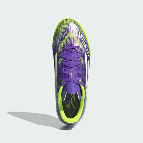 Adidas F50 League Inomhusfotbollsskor Junior - Purple Rush / Cloud White / Lucid Lemon