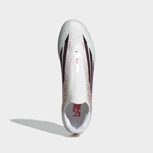 Adidas F50 League LAMINE YAMAL Laceless FG/MG Senior - Cloud White / Core Black / Lucid Red