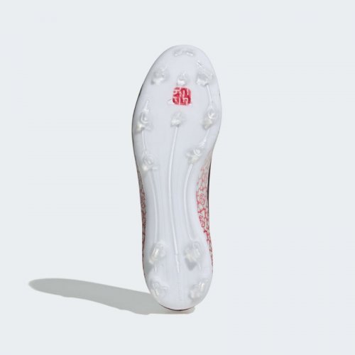 Adidas F50 League LAMINE YAMAL Laceless FG/MG Senior - Cloud White / Core Black / Lucid Red