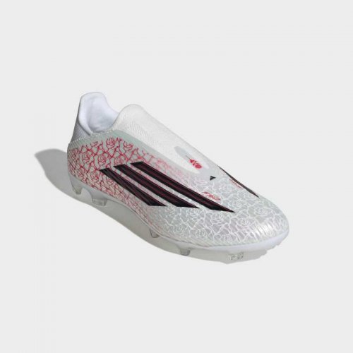 Adidas F50 League LAMINE YAMAL Laceless FG/MG Senior - Cloud White / Core Black / Lucid Red