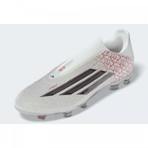 Adidas F50 League LAMINE YAMAL Laceless FG/MG Senior - Cloud White / Core Black / Lucid Red