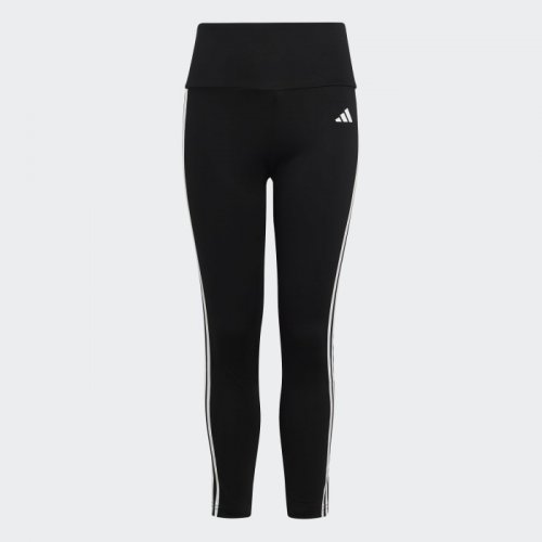 Adidas Girls TR-ES 3S Tights - Black / White