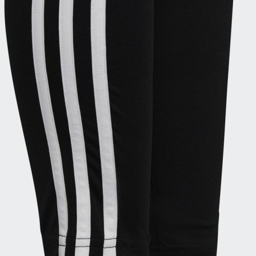 Adidas Girls TR-ES 3S Tights - Black / White