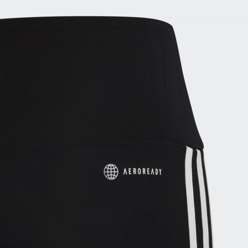 Adidas Girls TR-ES 3S Tights - Black / White