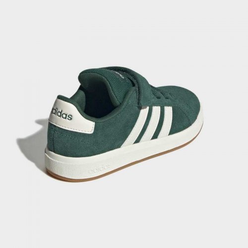 Adidas Kids Grand Court 00s EL C - Collegiate Green / Off White / Gum