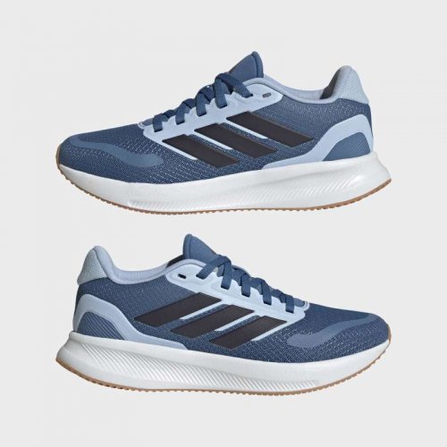 Adidas Kids Junior Runfalcon 5 - Dusky Ink / Legend Ink / Glow Blue