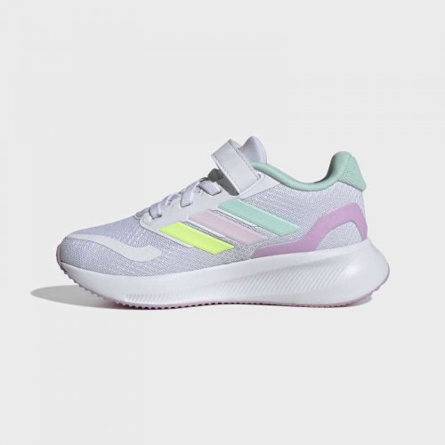 Adidas Kids Runfalcon 5 - White / Mint / Pink