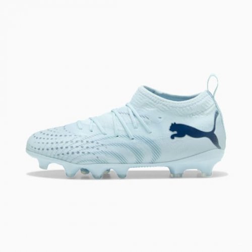 Puma Future 9 Match FG/AG Junior - Icy Blue / White / Blue Jewel