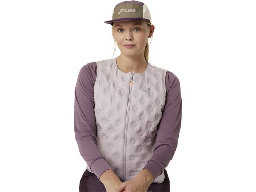 Asics 5 Panel Cap - Deep Mauve/Pepper