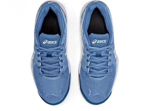 Asics Gel-Resolution 8 Clay GS - Blue Harmony/White