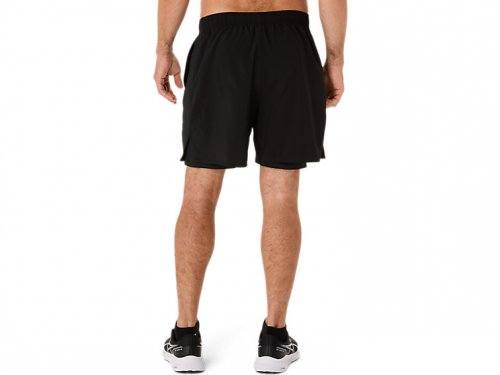 Asics Men's Core 2-N-1 7IN Short - Performance Black