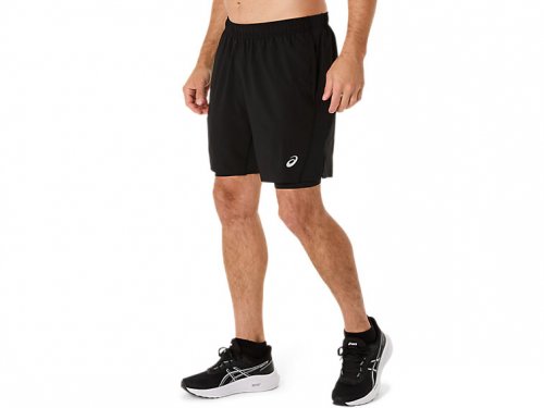 Asics Men's Core 2-N-1 7IN Short - Performance Black