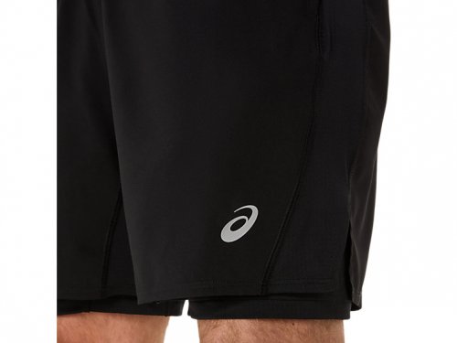 Asics Men's Core 2-N-1 7IN Short - Performance Black