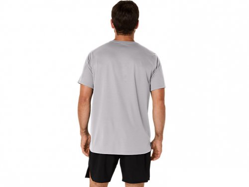 Asics Men's Core Short Sleeve Top - Cloud Grey