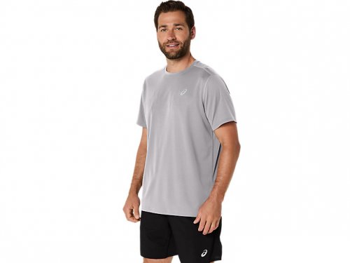 Asics Men's Core Short Sleeve Top - Cloud Grey