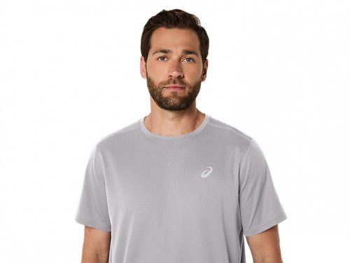 Asics Men's Core Short Sleeve Top - Cloud Grey