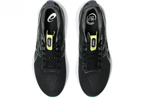 Asics Men's Gel-Kayano 32 - Black / Jasper Green
