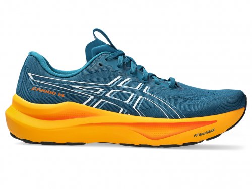 Asics Men's GT-2000 14 - Dark Teal / White / Orange