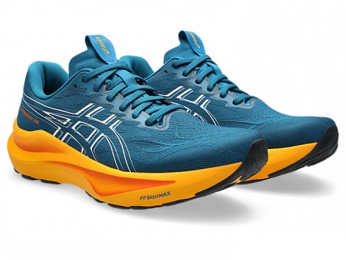 Asics Men's GT-2000 14 - Dark Teal / White / Orange