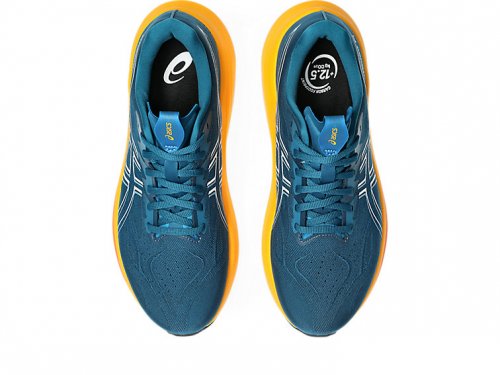 Asics Men's GT-2000 14 - Dark Teal / White / Orange