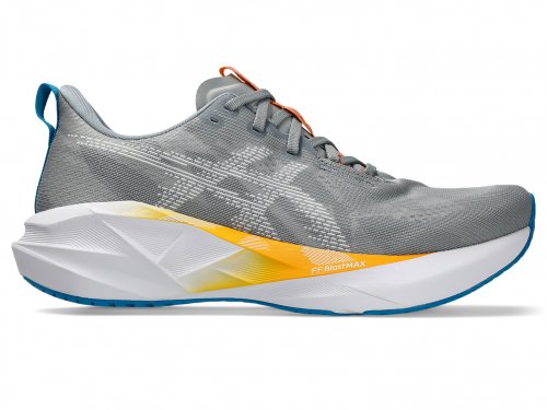 Asics Men's Novablast 5 - Gravel / White