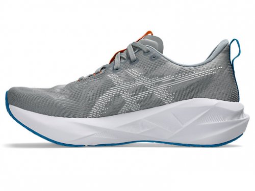 Asics Men's Novablast 5 - Gravel / White