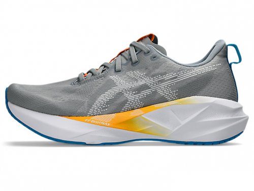 Asics Men's Novablast 5 - Gravel / White