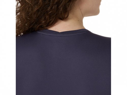 Asics Women's Core Short Sleeve Top - Indigo Fog