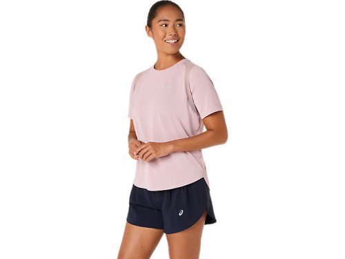 Asics Women's Road Seamless Short Sleeve Top - Morganite / Crystal Pink