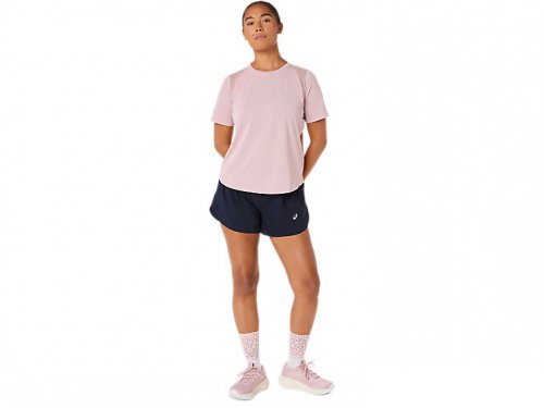 Asics Women's Road Seamless Short Sleeve Top - Morganite / Crystal Pink