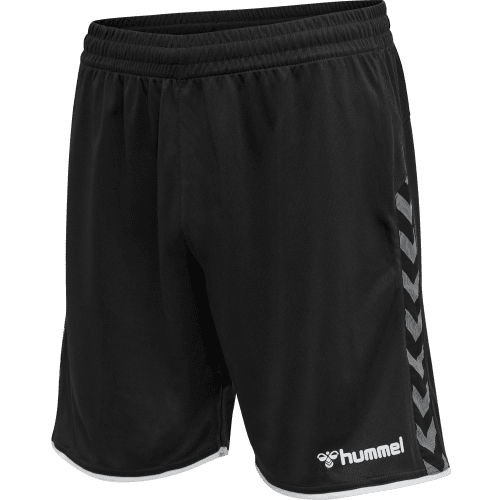 Hummel Authentic Poly Shorts - Black/White
