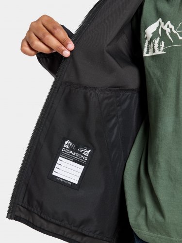 Didriksons Barken Kids Jacket - Graphite