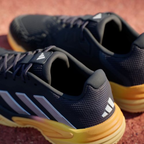 Adidas Barricade 13 Men Clay - Aurora Black Zero Metalic/Spark Orange