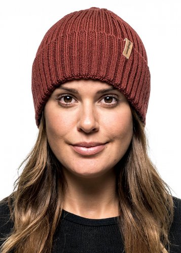 Woolpower Beanie Rib - Rust Red