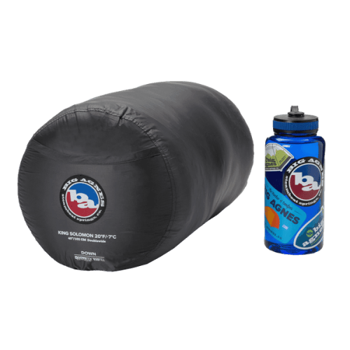 Big Agnes King Solomon 20 (650 RDS DownTek) 40 Double Wide - Asphalt / Chinois Gre