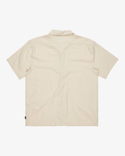 Billabong Men's Vacay Solid Short Sleeve - Off White