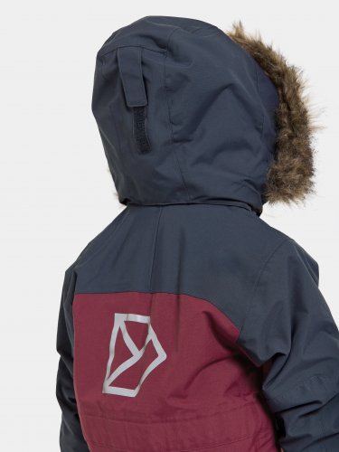 Didriksons Bjärven Kids Coverall - Rusty Wine