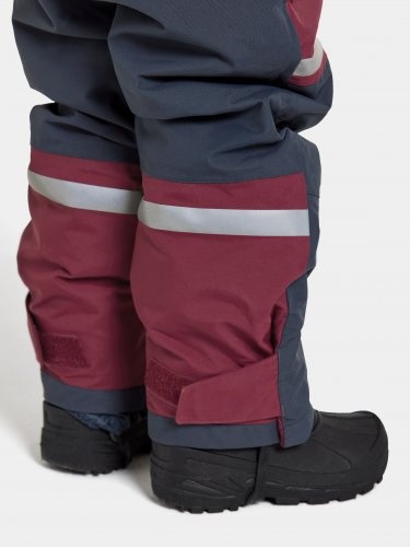 Didriksons Bjärven Kids Coverall - Rusty Wine