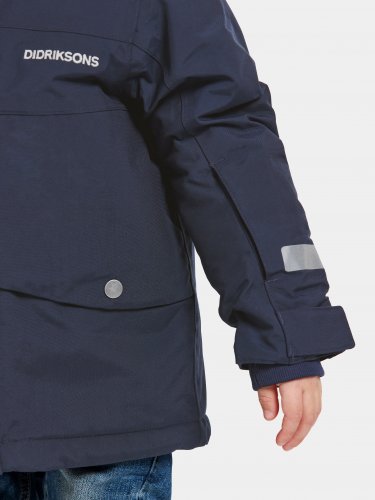 Didriksons Bjärven Kids Parka - Navy