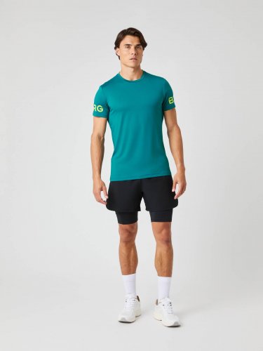 Björn Borg Borg 2 In 1 Shorts - Black Beauty