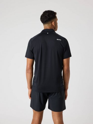 Björn Borg Borg Golf Polo Shirt - Black Beauty